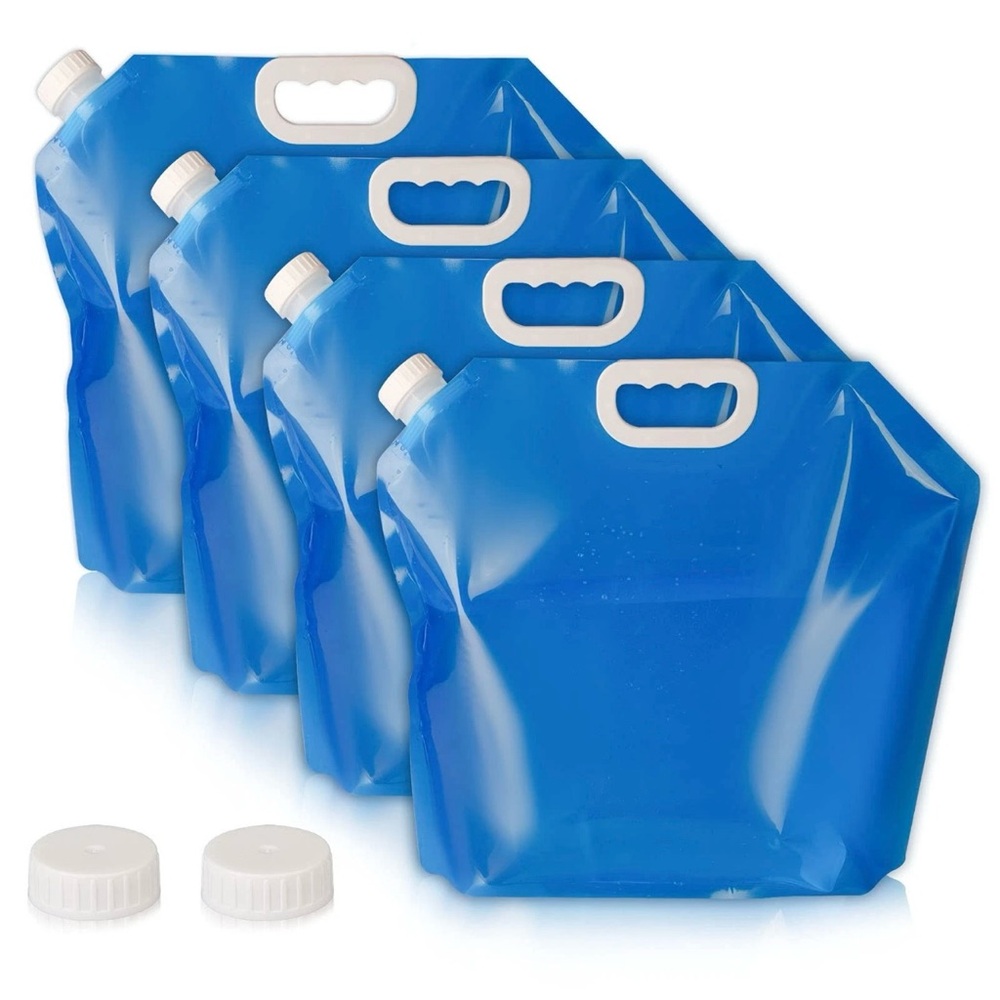 Ice Bath Bags, 5L Reusable Bathtub Freezer Water Bags Portable Collapsible